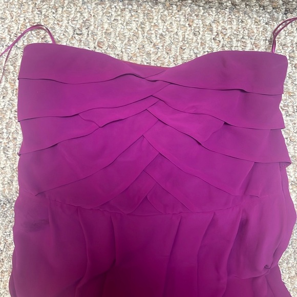 Express Strapless Chiffon Dress - Picture 7 of 10